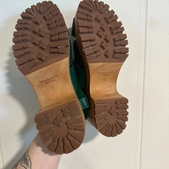 Charlotte Stone Roddy Sandals Size 9W - Picture 3 of 6